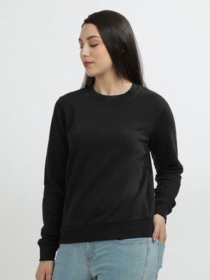 OneTip Full Sleeve Solid Women Sweatshirt