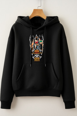 XAVRA Full Sleeve Graphic Print, Solid Men & Women Sweatshirt