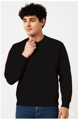 SAURYASPRIME Full Sleeve Solid Men Reversible Sweatshirt