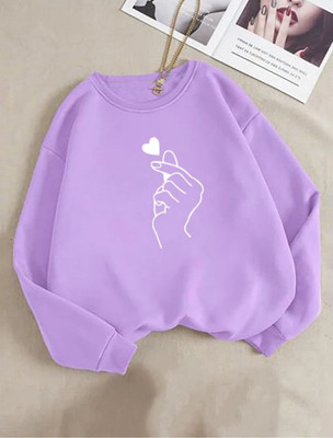 Draxstar Prime Full Sleeve Solid Women Sweatshirt