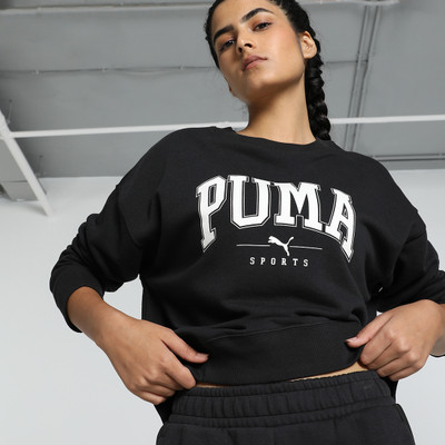 PUMA Full Sleeve Printed Women Sweatshirt