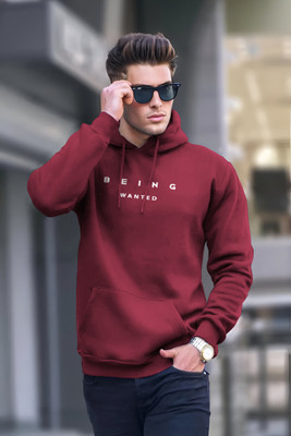 BEING WANTED Full Sleeve Printed Men Sweatshirt