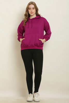 universal traderss Full Sleeve Solid Women Sweatshirt