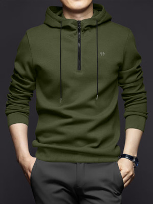 Triptee Full Sleeve Solid Men Sweatshirt