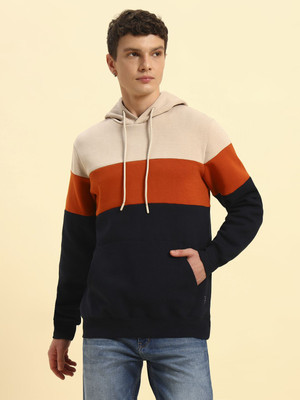CANTABIL Full Sleeve Color Block Men Sweatshirt
