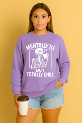 KASHIAN Full Sleeve Printed Women Sweatshirt