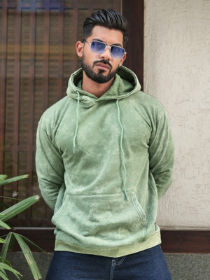 MANIAC Full Sleeve Solid Men Sweatshirt