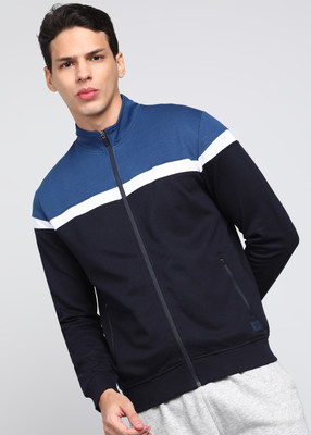 PARK AVENUE Full Sleeve Color Block Men Sweatshirt