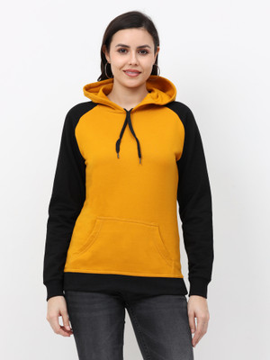 Fleximaa Full Sleeve Color Block Women Sweatshirt