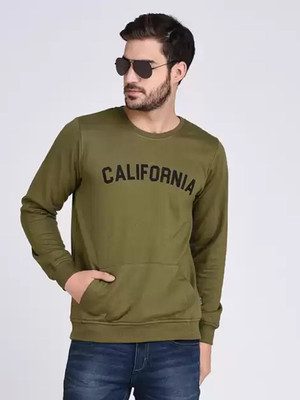 RIGO Full Sleeve Solid Men Sweatshirt