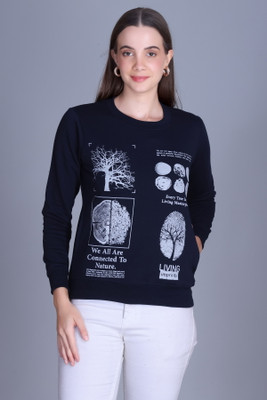 DG Divine GirL Full Sleeve Printed Women Sweatshirt