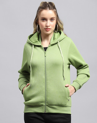 MONTE CARLO Full Sleeve Solid Women Sweatshirt
