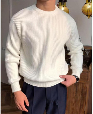 BOOM BAAM Full Sleeve Self Design Men Sweatshirt