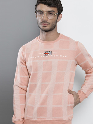 The Indian Garage Co. Full Sleeve Checkered Men Sweatshirt