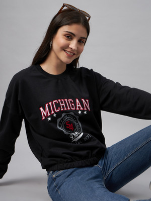 Club York Full Sleeve Printed Women Sweatshirt