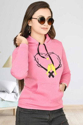 THE LALCOLLECTION KIDSWEAR Full Sleeve Animal Print Women Sweatshirt