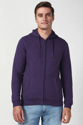 PETER ENGLAND Full Sleeve Solid Men Sweatshirt
