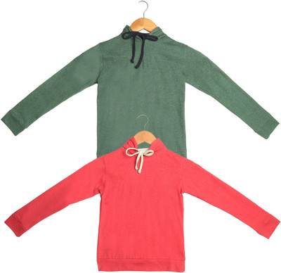 DIAZ Full Sleeve Solid Boys Sweatshirt