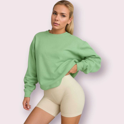 MAJESTIC FASHION Full Sleeve Solid Women Sweatshirt