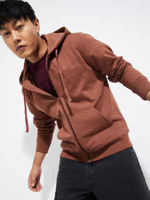 MAX Full Sleeve Solid Men Sweatshirt