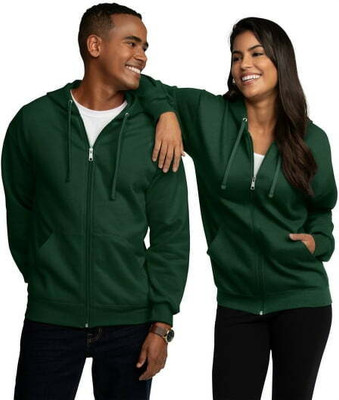 Earthstick Full Sleeve Solid Couple Sweatshirt