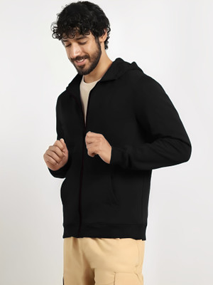 Parona Full Sleeve Solid Men Sweatshirt