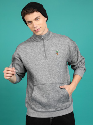HIGHLANDER Full Sleeve Solid Men Sweatshirt