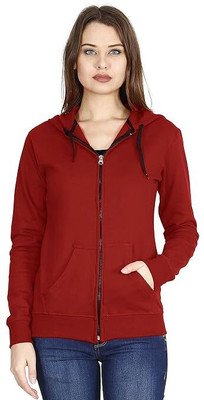 Jiyanshi Enterprises Full Sleeve Solid Women Sweatshirt