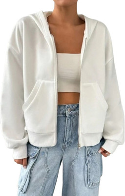 SPOWEARY Full Sleeve Solid Women Sweatshirt