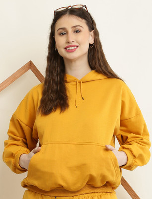 elegance redefined Full Sleeve Solid Women Sweatshirt