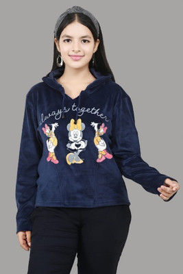 NEYSA Full Sleeve Printed Girls Sweatshirt