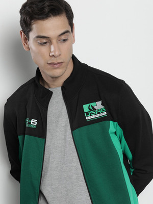 The Indian Garage Co. Full Sleeve Color Block Men Sweatshirt