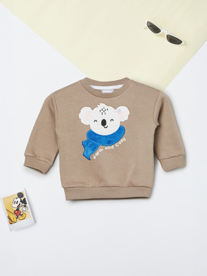 MAX Full Sleeve Applique Baby Boys Sweatshirt