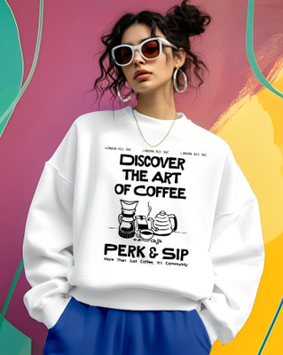 AOOSH Full Sleeve Printed Women Sweatshirt