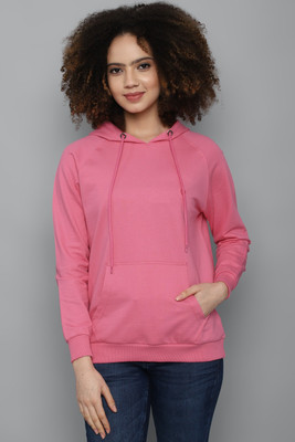 Allen Solly Full Sleeve Solid Women Sweatshirt