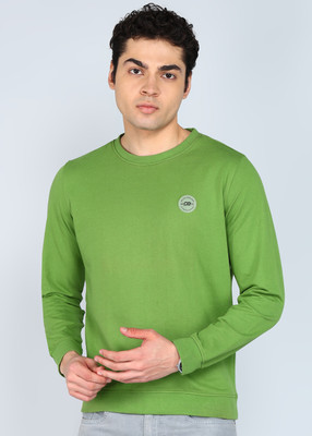 PETER ENGLAND Full Sleeve Solid Men Sweatshirt