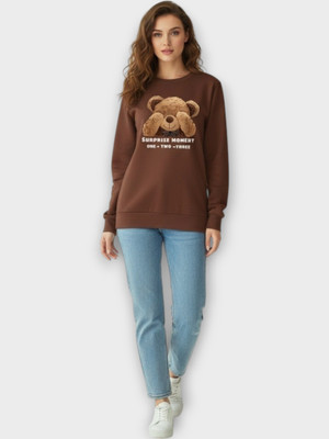 Elite Full Sleeve Printed Women Sweatshirt