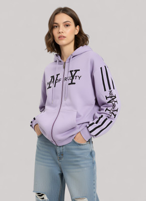 Elvia Full Sleeve Printed Women Sweatshirt