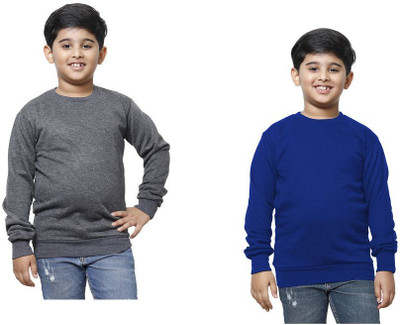 AE Trends Full Sleeve Solid Boys Sweatshirt
