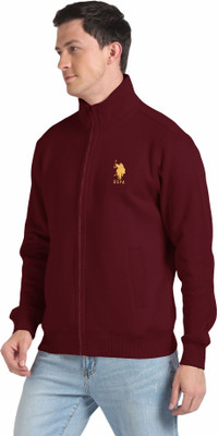 U.S. POLO ASSN. Full Sleeve Solid Men Sweatshirt