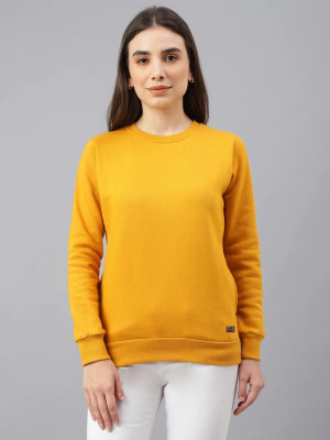 JRCY Full Sleeve Solid Women Sweatshirt