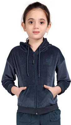 Plum Tree Full Sleeve Solid Girls Sweatshirt