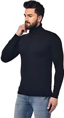 KIDSWING Full Sleeve Solid Men Sweatshirt
