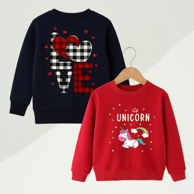 psv fashion Full Sleeve Graphic Print Baby Boys & Baby Girls Sweatshirt