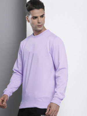 PicPok Full Sleeve Solid Men Sweatshirt