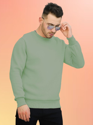 Kasendra Full Sleeve Solid Men Sweatshirt