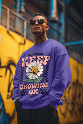 Veirdo Full Sleeve Graphic Print Men Sweatshirt