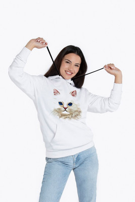 KUGDIT Full Sleeve Printed Women Sweatshirt
