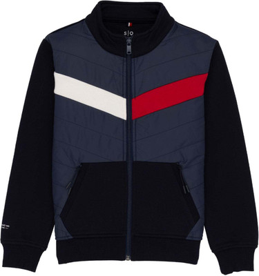 Status Quo Full Sleeve Color Block Boys Sweatshirt