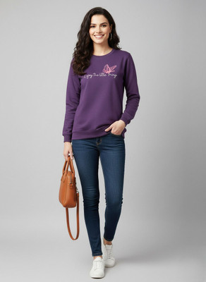 BILBURY Full Sleeve Graphic Print Women Sweatshirt